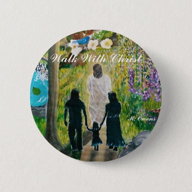Walk With Christ Standard Button (Front)