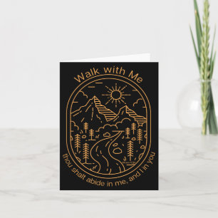 Walk With Me 2026 Lds Youth Theme Camp  Card