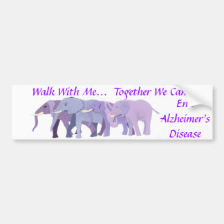 Walk With Me Bumper Sticker