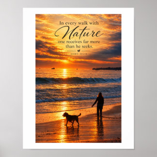 Walk with Nature Poster