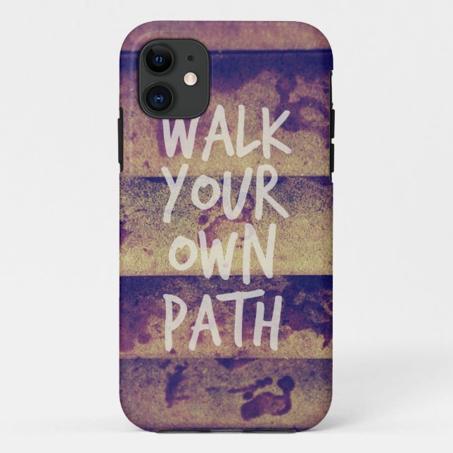 Walk Your Own Path Case-Mate iPhone Case (Back)