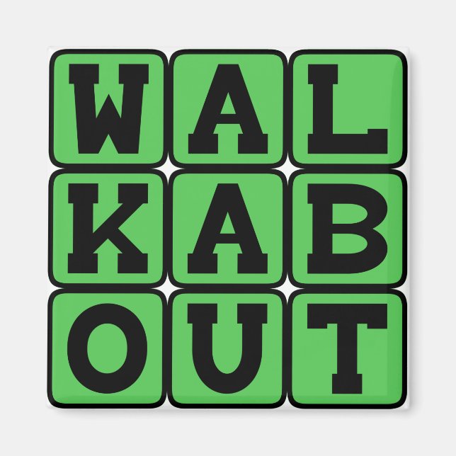 Walkabout, Australian Adventure Magnet (Front)