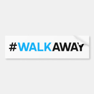 #WalkAway Bumper Sticker (Customizable Colour)