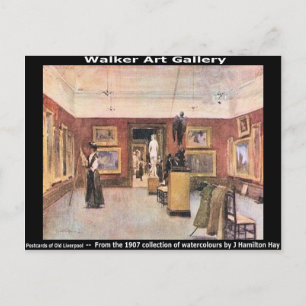 Walker Art Gallery, William Brown St., Liverpool. Postcard