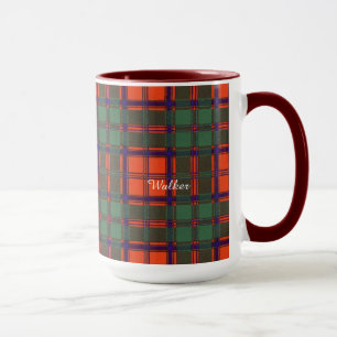 Walker clan Plaid Scottish kilt tartan Mug
