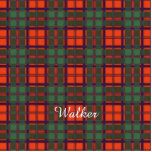 Walker clan Plaid Scottish kilt tartan Photo Sculpture Keychain<br><div class="desc">The real Scottish tartan. The Walker family has the right to use the Stewart of Appin tartan.</div>