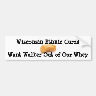 Walker Curds & Whey Bumper Sticker