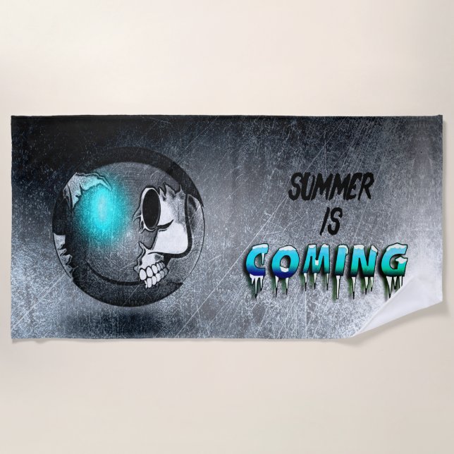 Walkermoji Vintage Beach Towel (Front)