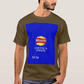Walkers Cheese Onion Crisps design T-Shirt