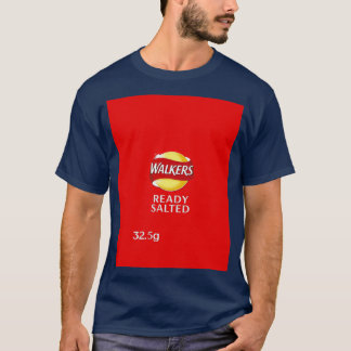 Walkers Ready Salted Crisps design T-Shirt