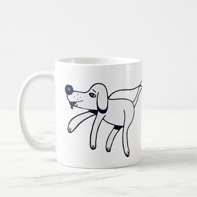 Walkies, Doggy. Coffee Mug (Left)