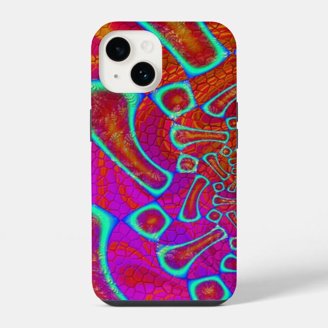 Walkin' On Sun Shine Psychedelic 3D iPhone Case (Back)