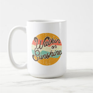 Walkin on Sunshine Retro Coffee Mug