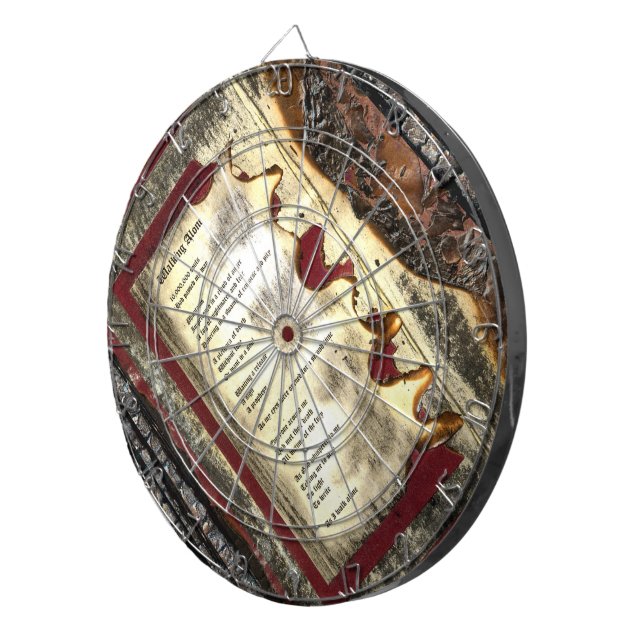 Walking Alone Dartboard (Front Right)