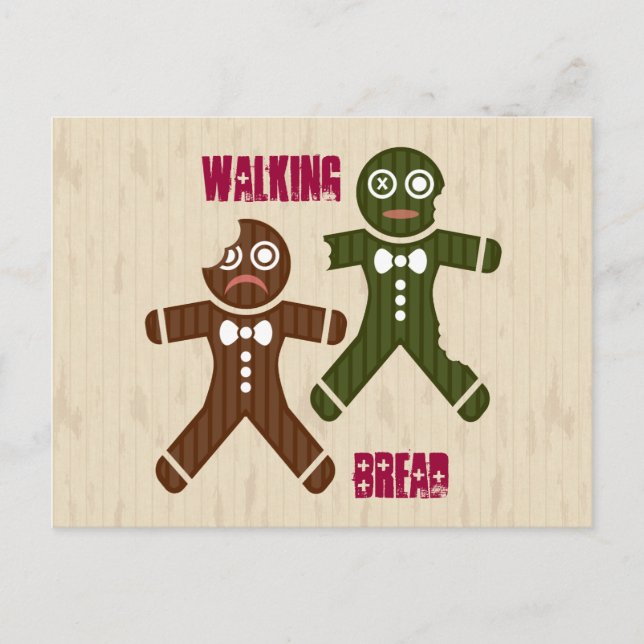 Walking Bread Postcard (Front)