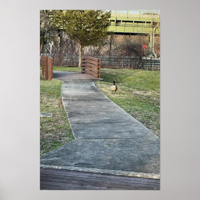 Walking Bridge Poster (Front)