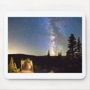 Walking Bridge to The Milky Way Mouse Pad