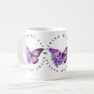 Walking by faith coffee mug