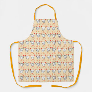 Walking Chickens Apron