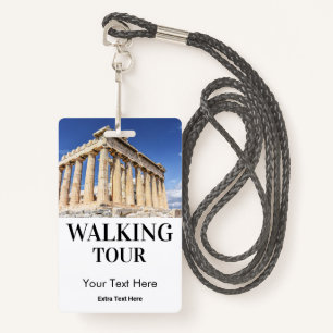 Walking City Tour Photo & Logo Badge