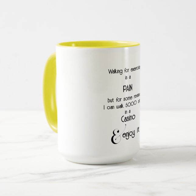 “Walking” Combo Mug (Front Left)