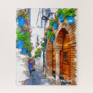 Walking Cordoba's Alley -Spain Jigsaw Puzzle