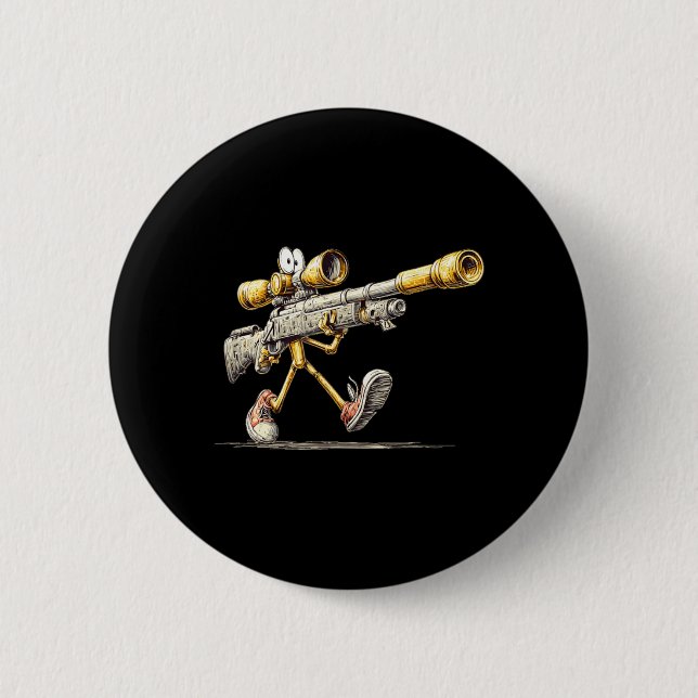 Walking Costume for Precision Lovers 2 Inch Round Button (Front)