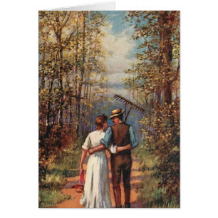 Walking Couple from Work