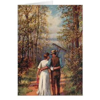 Walking Couple from Work