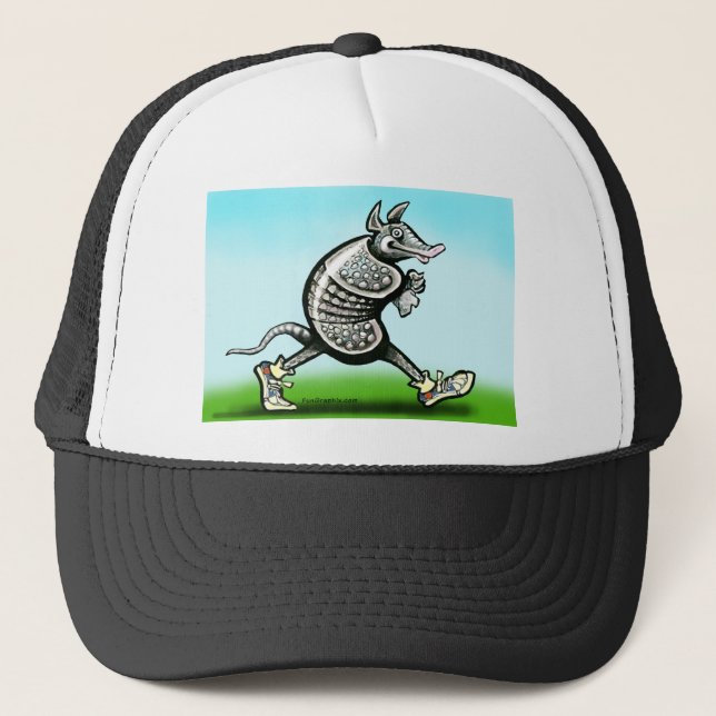 Walking Dillo Trucker Hat (Front)