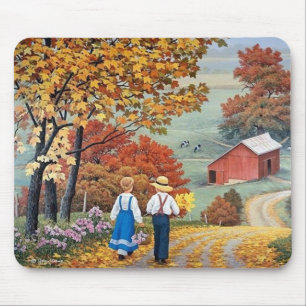 Walking Down the Path Fine Art Mouse Pad