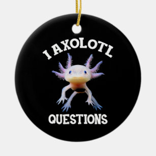 Walking Fish I Axolotl Questions Ceramic Ornament
