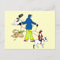 Walking Flyball Dogs