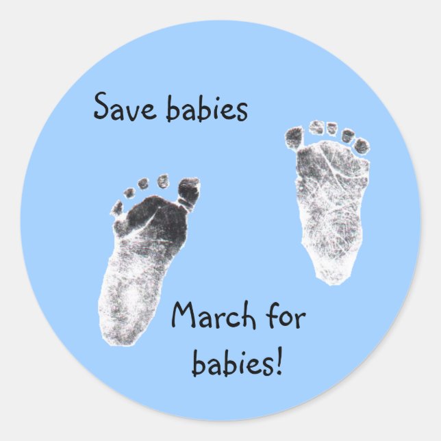 Walking for a cause classic round sticker (Front)