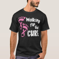 Walking For The Cure - Breast Cancer Awareness Gif