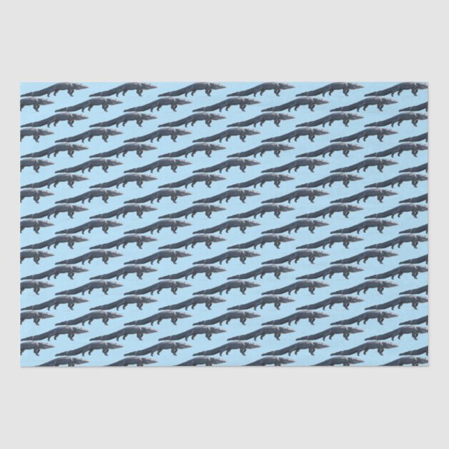 Walking Gator Tissue Paper (Front)