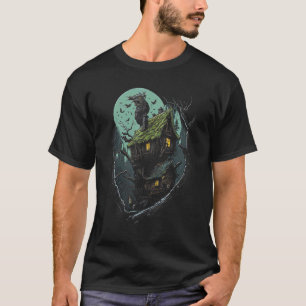 Walking House on Chicken Legs Slavic folklore Baba T-Shirt