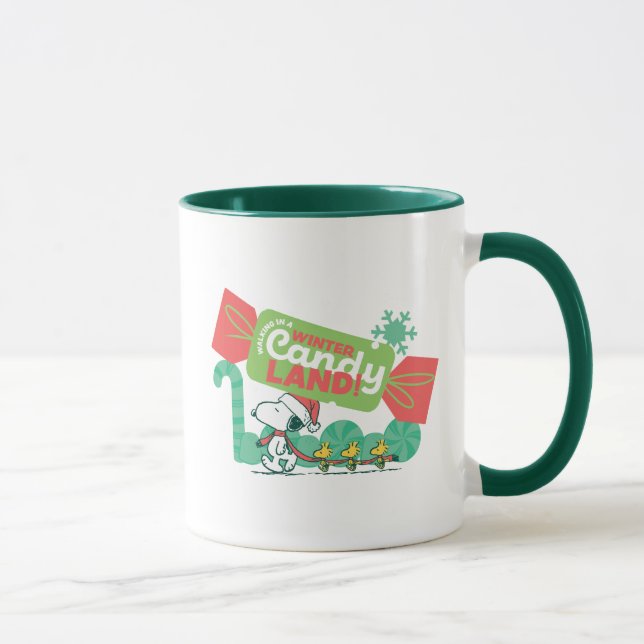 Walking In A Winter Candy Land! Mug (Right)