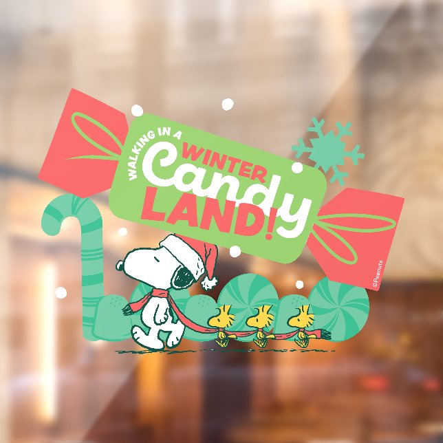 Walking In A Winter Candy Land! Window Cling (Sheet 2)