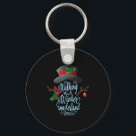 Walking In A Winter Wonderland Snowman Vintage Chr Keychain<br><div class="desc">Walking In A Winter Wonderland Snowman Vintage Christmas</div>
