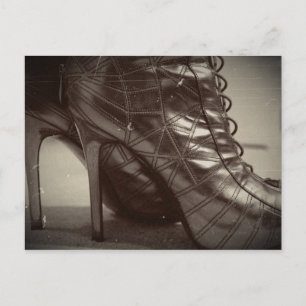 Walking in my shoes postcard