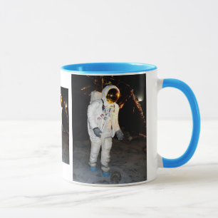Walking in space mug