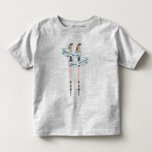 walking is the best medic Hippocrates hiking pulse Toddler T-shirt