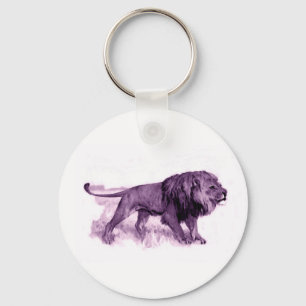 Walking Lion Keychain