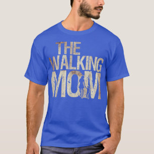 Walking Mom Zombie Woman And Kid Mother's Day T-Shirt