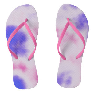 Walking on Clouds custom Flip Flops