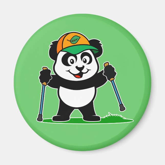 Walking Panda Magnet (Front)