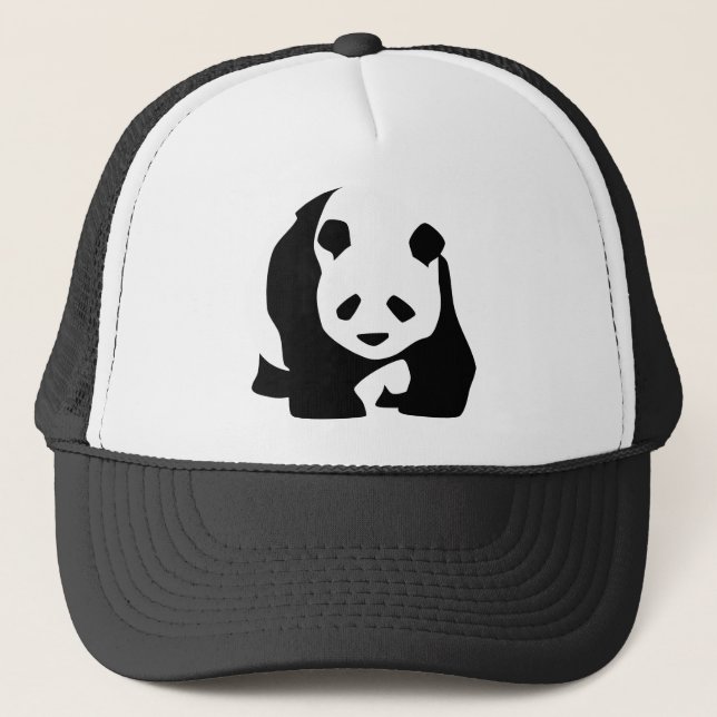 Walking Panda Trucker Hat (Front)