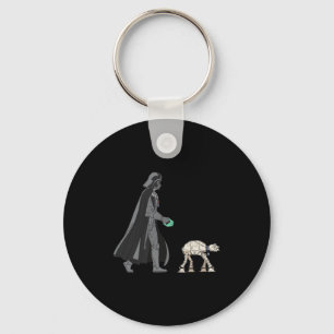 Walking Pet At At Keychain