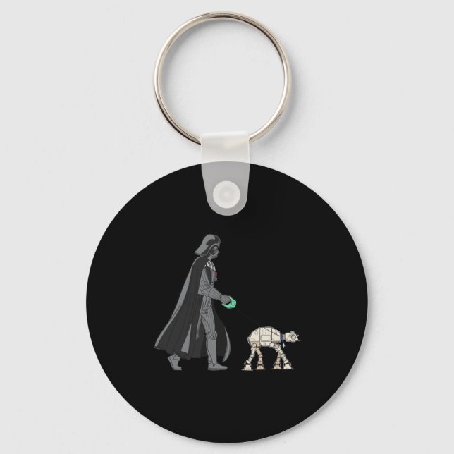 Walking Pet At At  Keychain (Front)